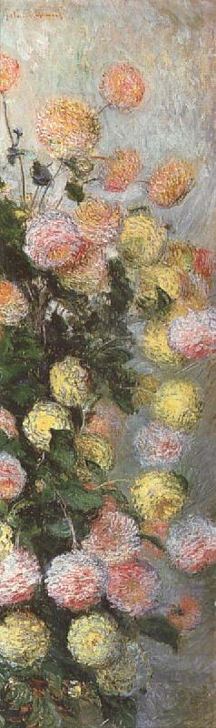 Claude Monet Dahlias Germany oil painting art